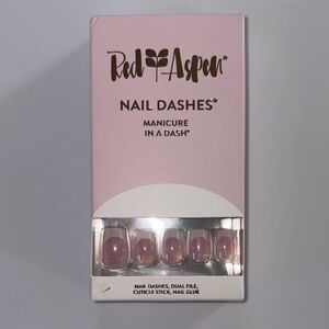 Red Aspen Nail Dashes - A Timeless Classic, Clementine